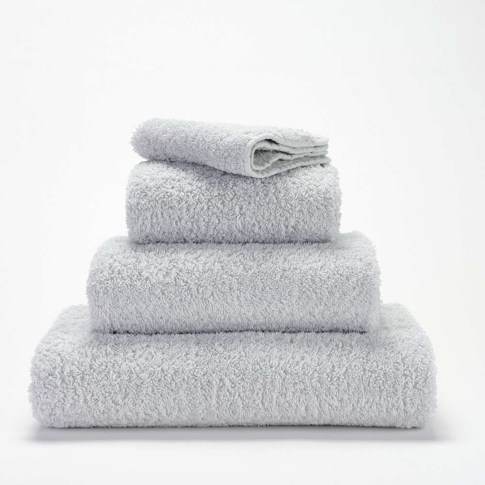 Super Pile Plain Bathroom Towels by Designer Abyss & Habidecor 930 in Perle